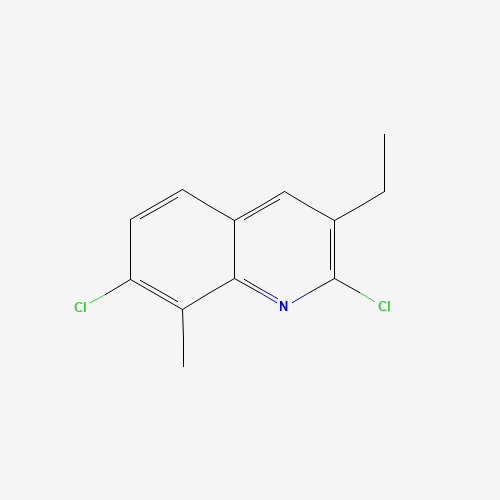 1031928-01-4 2,7-dichloro-3-ethyl-8-methylquinoline chemical structure