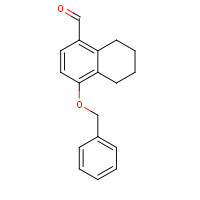 475481-60-8 4-phenylmethoxy-5,6,7,8-tetrahydronaphthalene-1-carbaldehyde chemical structure