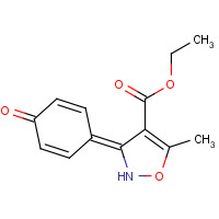 1071788-87-8 ethyl 5-methyl-3-(4-oxocyclohexa-2,5-dien-1-ylidene)-1,2-oxazole-4-carboxylate chemical structure