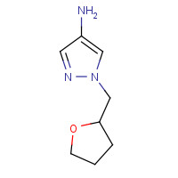 1029413-45-3 1-(oxolan-2-ylmethyl)pyrazol-4-amine chemical structure