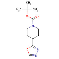 1419075-88-9 tert-butyl 4-(1,3,4-oxadiazol-2-yl)piperidine-1-carboxylate chemical structure