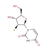 69123-94-0 1-[(2R,3S,4R,5R)-3-fluoro-4-hydroxy-5-(hydroxymethyl)oxolan-2-yl]pyrimidine-2,4-dione chemical structure