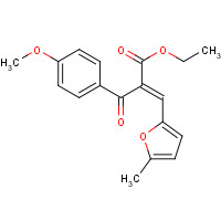 1290181-66-6 ethyl (E)-2-(4-methoxybenzoyl)-3-(5-methylfuran-2-yl)prop-2-enoate chemical structure