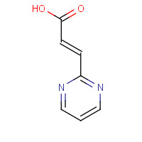 408533-41-5 (E)-3-pyrimidin-2-ylprop-2-enoic acid chemical structure