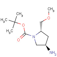 1207853-53-9 tert-butyl (2S,4R)-4-amino-2-(methoxymethyl)pyrrolidine-1-carboxylate chemical structure