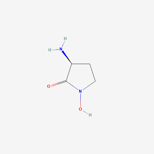 111821-58-0 (3S)-3-amino-1-hydroxypyrrolidin-2-one chemical structure