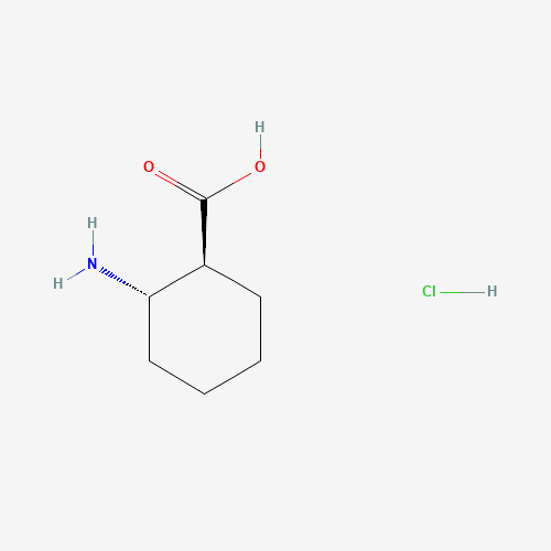 24716-92-5 (1S,2S)-2-aminocyclohexane-1-carboxylic acid;hydrochloride chemical structure