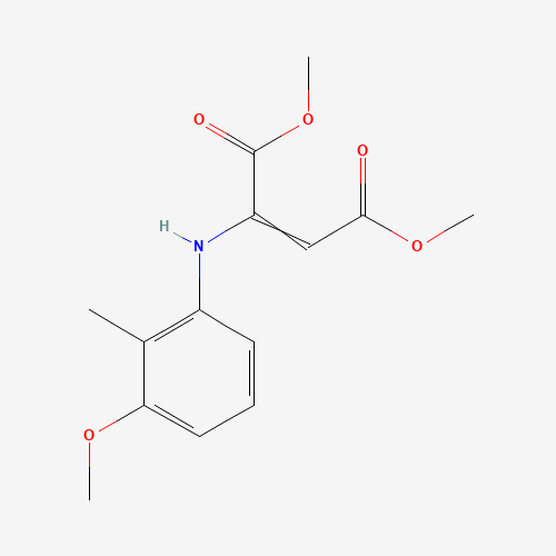 801281-88-9 dimethyl (Z)-2-(3-methoxy-2-methylanilino)but-2-enedioate chemical structure
