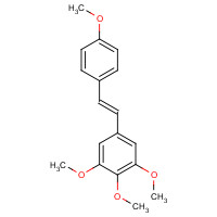 134029-62-2 1,2,3-trimethoxy-5-[(E)-2-(4-methoxyphenyl)ethenyl]benzene chemical structure
