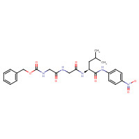 53046-98-3 benzyl N-[2-[[2-[[(2S)-4-methyl-1-(4-nitroanilino)-1-oxopentan-2-yl]amino]-2-oxoethyl]amino]-2-oxoethyl]carbamate chemical structure