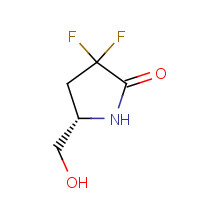 255903-84-5 (5S)-3,3-difluoro-5-(hydroxymethyl)pyrrolidin-2-one chemical structure