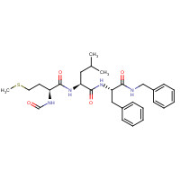 80180-62-7 (2S)-N-[(2S)-1-(benzylamino)-1-oxo-3-phenylpropan-2-yl]-2-[[(2S)-2-formamido-4-methylsulfanylbutanoyl]amino]-4-methylpentanamide chemical structure