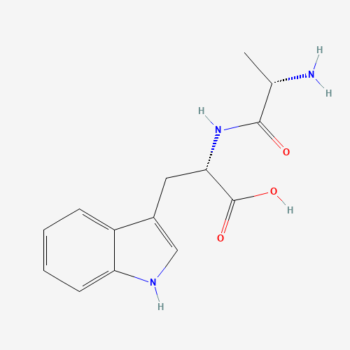 16305-75-2 (2S)-2-[[(2S)-2-aminopropanoyl]amino]-3-(1H-indol-3-yl)propanoic acid chemical structure