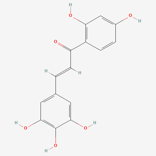 2679-65-4 (E)-1-(2,4-dihydroxyphenyl)-3-(3,4,5-trihydroxyphenyl)prop-2-en-1-one chemical structure