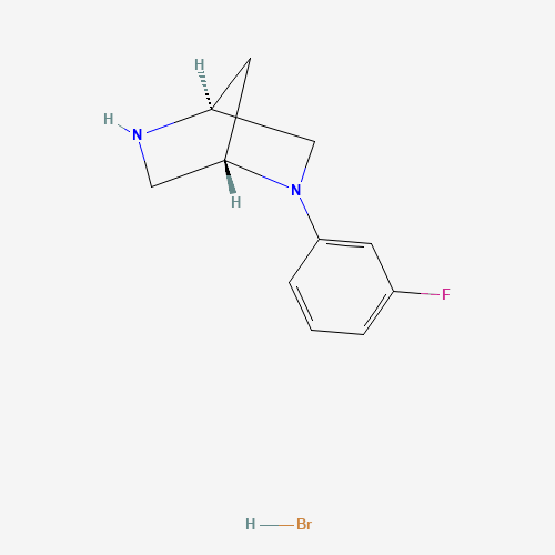 294177-35-8 (1S,4S)-2-(3-fluorophenyl)-2,5-diazabicyclo[2.2.1]heptane;hydrobromide chemical structure