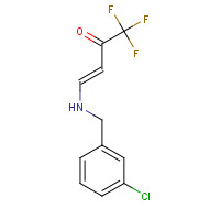 215519-29-2 (E)-4-[(3-chlorophenyl)methylamino]-1,1,1-trifluorobut-3-en-2-one chemical structure