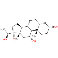 1242-48-4 (3R,5R,8S,9S,10S,11R,13S,14S,17R)-17-[(1S)-1-hydroxyethyl]-10,13-dimethyl-1,2,3,4,5,6,7,8,9,11,12,14,15,16-tetradecahydrocyclopenta[a]phenanthrene-3,11,17-triol chemical structure