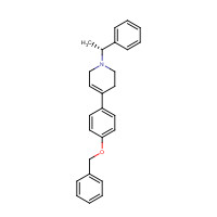 257928-43-1 1-[(1R)-1-phenylethyl]-4-(4-phenylmethoxyphenyl)-3,6-dihydro-2H-pyridine chemical structure