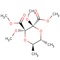 181586-74-3 dimethyl (2R,3R,5R,6R)-2,3-dimethoxy-5,6-dimethyl-1,4-dioxane-2,3-dicarboxylate chemical structure