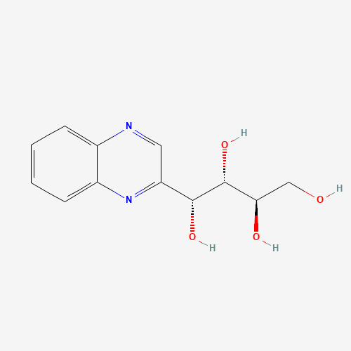 4711-06-2 (1R,2S,3R)-1-quinoxalin-2-ylbutane-1,2,3,4-tetrol chemical structure