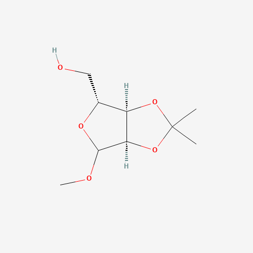 72402-14-3 [(3aR,6R,6aR)-4-methoxy-2,2-dimethyl-3a,4,6,6a-tetrahydrofuro[3,4-d][1,3]dioxol-6-yl]methanol chemical structure