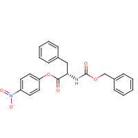 2578-84-9 (4-nitrophenyl) (2S)-3-phenyl-2-(phenylmethoxycarbonylamino)propanoate chemical structure