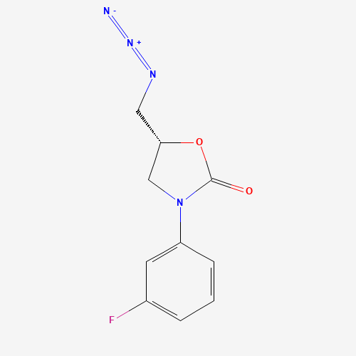 149524-44-7 (5R)-5-(azidomethyl)-3-(3-fluorophenyl)-1,3-oxazolidin-2-one chemical structure