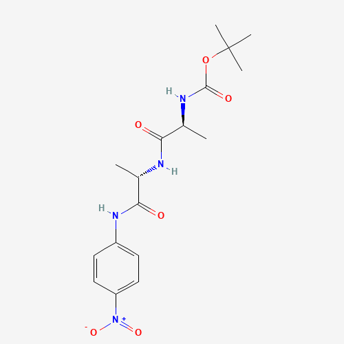 50439-35-5 tert-butyl N-[(2S)-1-[[(2S)-1-(4-nitroanilino)-1-oxopropan-2-yl]amino]-1-oxopropan-2-yl]carbamate chemical structure