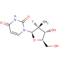 863329-66-2 1-[(2R,3R,4R,5R)-3-fluoro-4-hydroxy-5-(hydroxymethyl)-3-methyloxolan-2-yl]pyrimidine-2,4-dione chemical structure