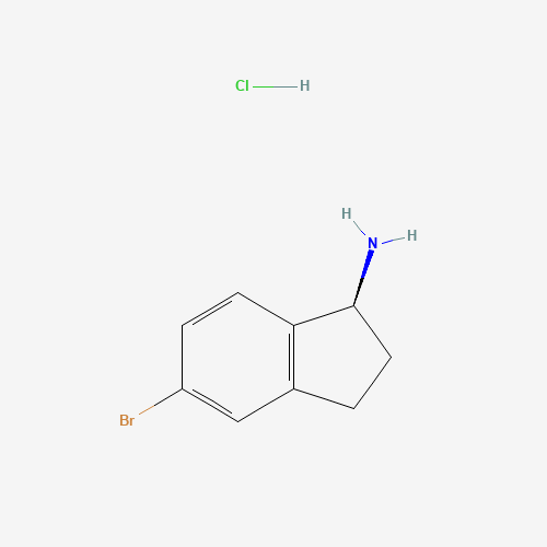 916210-93-0 (1S)-5-bromo-2,3-dihydro-1H-inden-1-amine;hydrochloride chemical structure