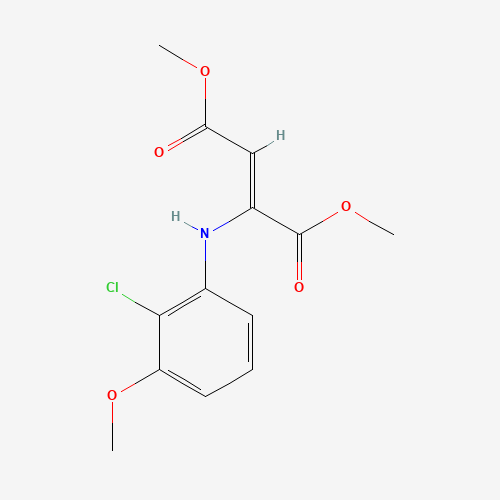 801281-96-9 dimethyl (Z)-2-(2-chloro-3-methoxyanilino)but-2-enedioate chemical structure