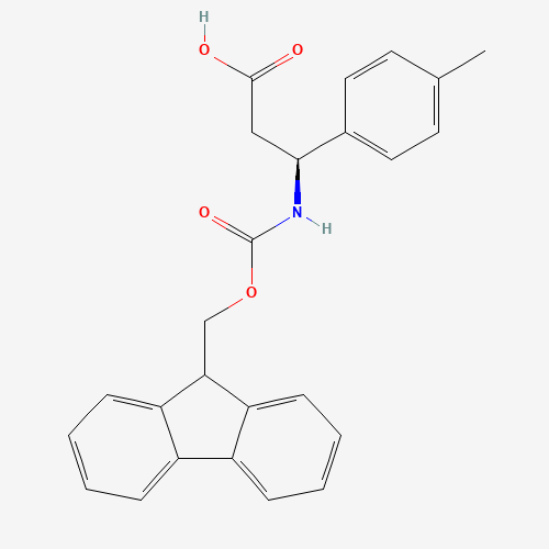 479064-99-8 (3S)-3-(9H-fluoren-9-ylmethoxycarbonylamino)-3-(4-methylphenyl)propanoic acid chemical structure