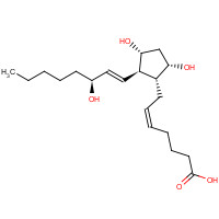 551-11-1 (Z)-7-[(1R,2R,3R,5S)-3,5-dihydroxy-2-[(E,3S)-3-hydroxyoct-1-enyl]cyclopentyl]hept-5-enoic acid chemical structure