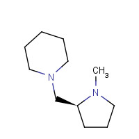 84466-85-3 1-[[(2S)-1-methylpyrrolidin-2-yl]methyl]piperidine chemical structure