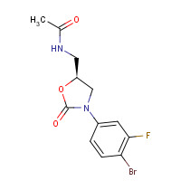 856677-05-9 N-[[(5S)-3-(4-bromo-3-fluorophenyl)-2-oxo-1,3-oxazolidin-5-yl]methyl]acetamide chemical structure