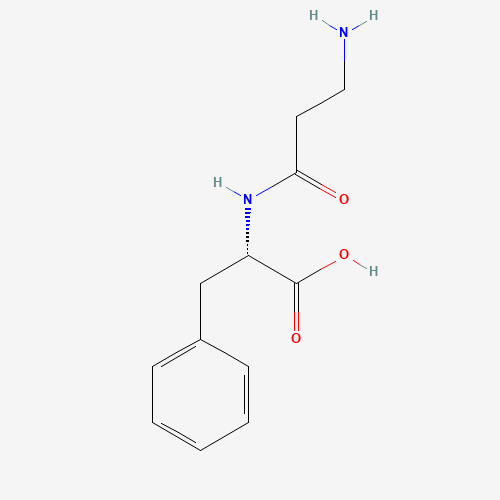 17136-28-6 (2S)-2-(3-aminopropanoylamino)-3-phenylpropanoic acid chemical structure