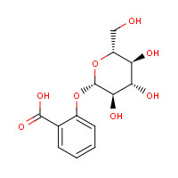 10366-91-3 2-[(2S,3R,4S,5S,6R)-3,4,5-trihydroxy-6-(hydroxymethyl)oxan-2-yl]oxybenzoic acid chemical structure