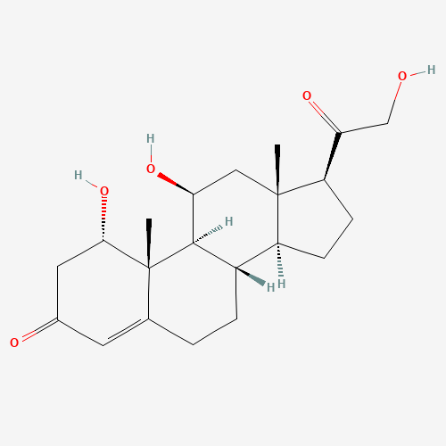 10163-49-2 (1S,8S,9S,10R,11S,13S,14S,17S)-1,11-dihydroxy-17-(2-hydroxyacetyl)-10,13-dimethyl-1,2,6,7,8,9,11,12,14,15,16,17-dodecahydrocyclopenta[a]phenanthren-3-one chemical structure