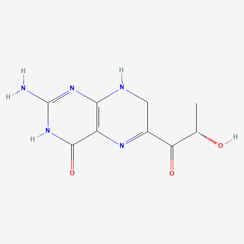 17094-01-8 2-amino-6-[(2S)-2-hydroxypropanoyl]-7,8-dihydro-1H-pteridin-4-one chemical structure