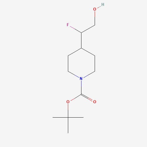 858342-22-0 tert-butyl 4-[(1R)-1-fluoro-2-hydroxyethyl]piperidine-1-carboxylate chemical structure