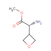 394653-41-9 methyl (2R)-2-amino-2-(oxetan-3-yl)acetate chemical structure