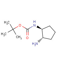 586961-34-4 tert-butyl N-[(1S,2S)-2-aminocyclopentyl]carbamate chemical structure