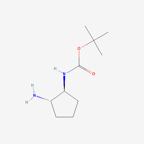 586961-34-4 tert-butyl N-[(1S,2S)-2-aminocyclopentyl]carbamate chemical structure