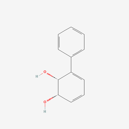 66008-24-0 (1S,2R)-3-phenylcyclohexa-3,5-diene-1,2-diol chemical structure