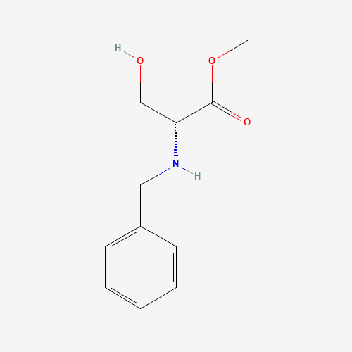 131110-76-4 methyl (2R)-2-(benzylamino)-3-hydroxypropanoate chemical structure