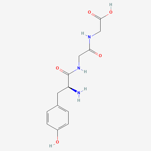 21778-69-8 2-[[2-[[(2S)-2-amino-3-(4-hydroxyphenyl)propanoyl]amino]acetyl]amino]acetic acid chemical structure