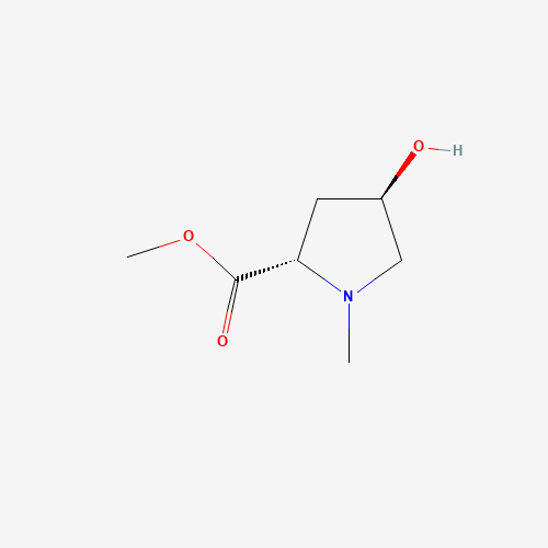 13135-69-8 methyl (2S,4R)-4-hydroxy-1-methylpyrrolidine-2-carboxylate chemical structure