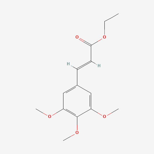 1878-29-1 ethyl (E)-3-(3,4,5-trimethoxyphenyl)prop-2-enoate chemical structure