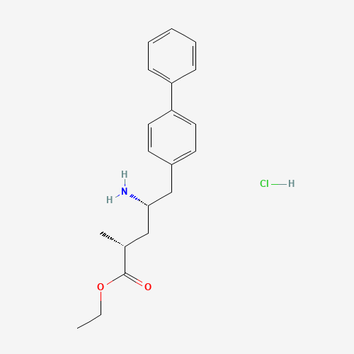 149690-12-0 ethyl (2R,4S)-4-amino-2-methyl-5-(4-phenylphenyl)pentanoate;hydrochloride chemical structure