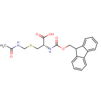 168300-88-7 (2S)-3-(acetamidomethylsulfanyl)-2-(9H-fluoren-9-ylmethoxycarbonylamino)propanoic acid chemical structure